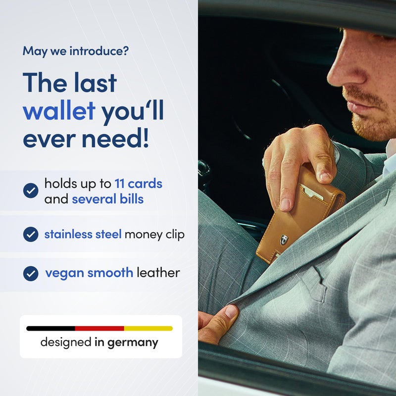 TRAVANDO Mens Wallet with Money Clip AUSTIN RFID Blocking Bifold Credit Card Holder for Men with Gift Box - Image 2